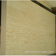 Radiata pine face veneer hardwood core commercial plywood